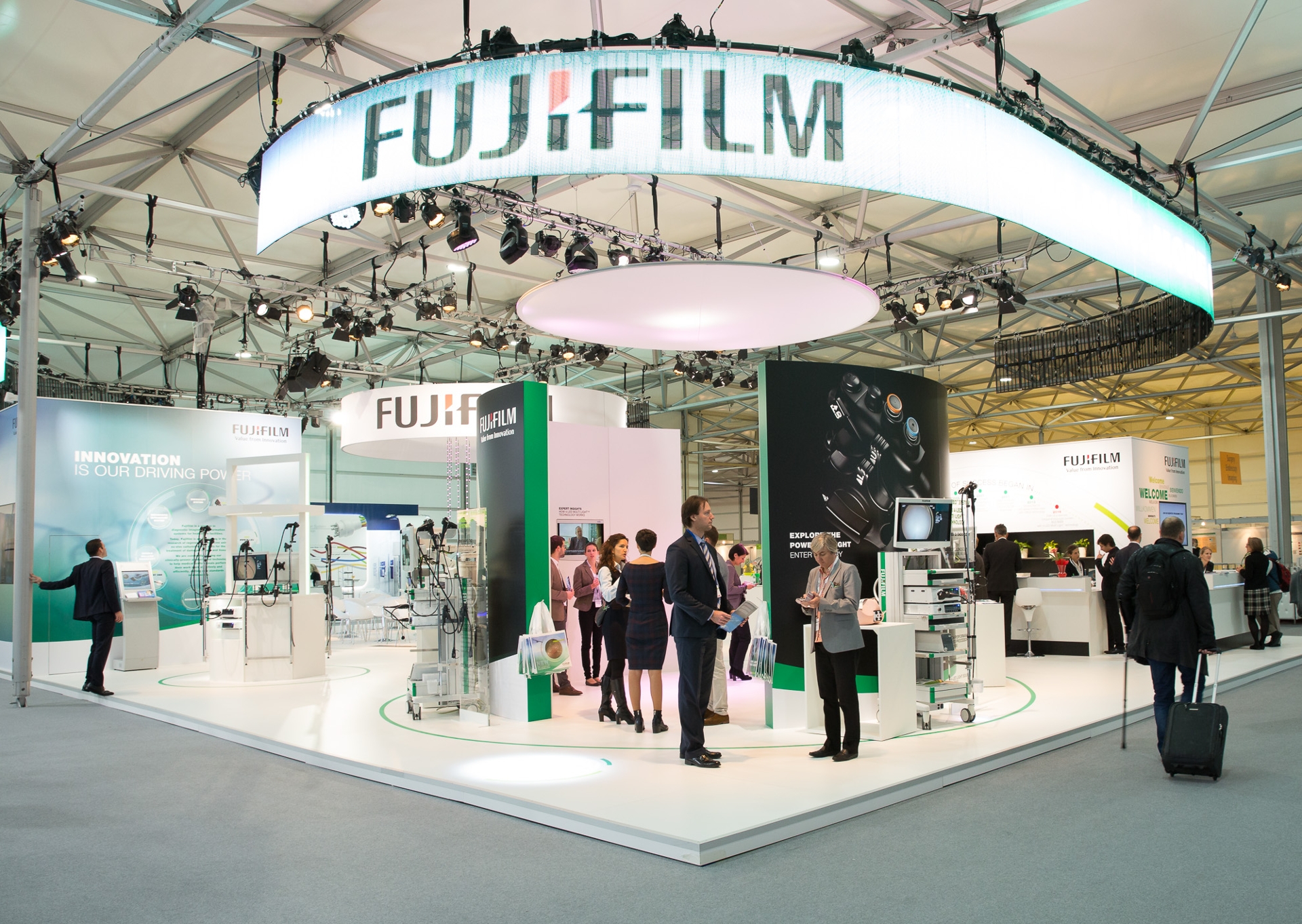 FujiFilm Messestand UEGWeek Wien