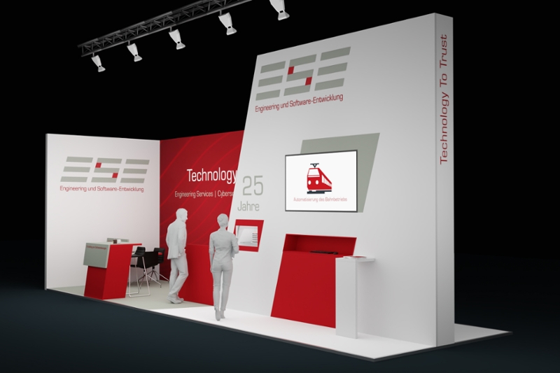 Messe INNOTRANS in Berlin, 27 m²